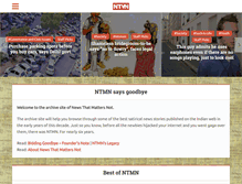 Tablet Screenshot of newsthatmattersnot.com
